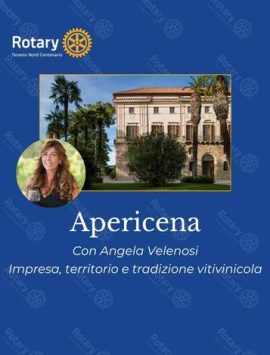 apericena conviviale con angela velenosi