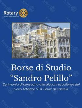 cerimonia conferimento consegna borse di studio sandro pelillo 2026 liceo artistico grue di castelli